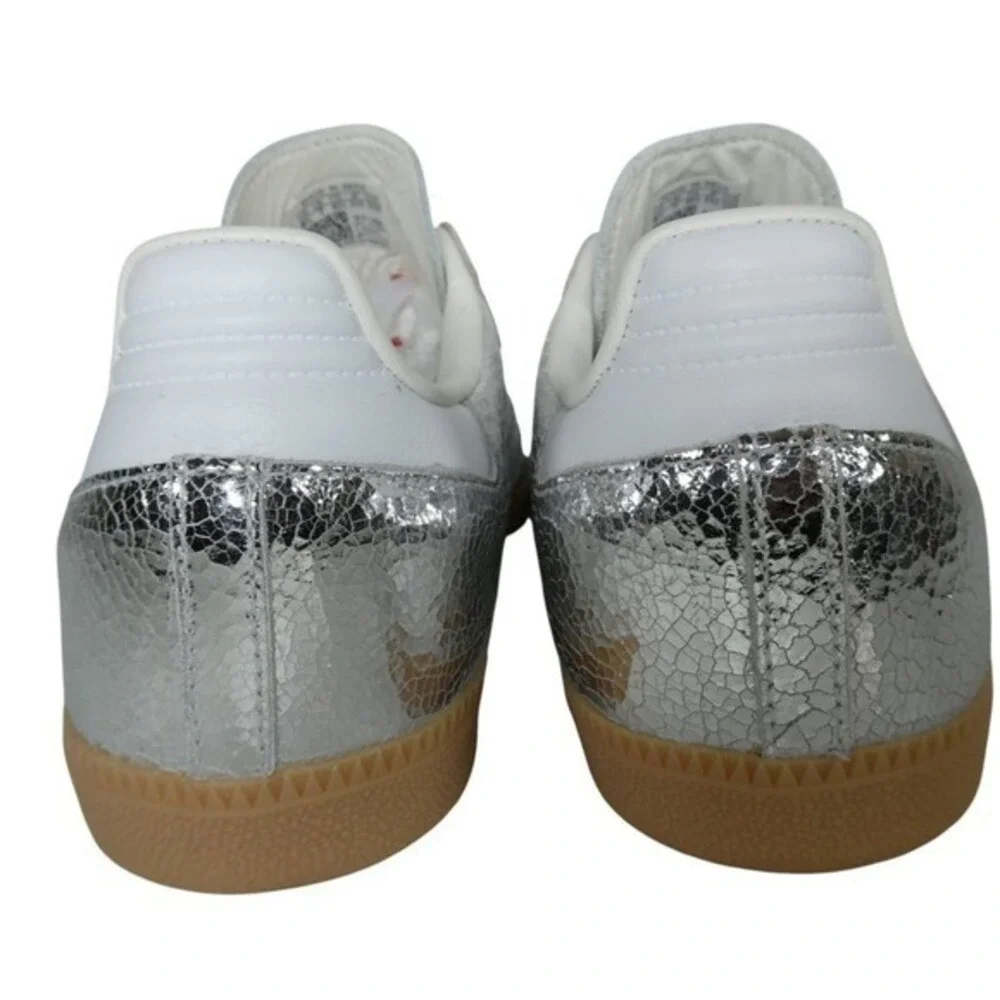 adidas Silver Metallic Athletic Sneakers